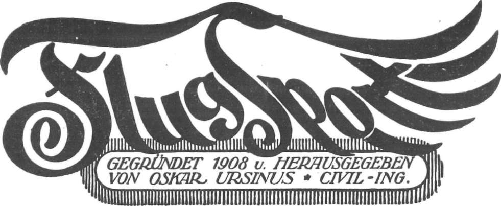 Zeitschrift Flugsport von Oskar Ursinus - Kompletter Jahrgang 1932 als  digitaler Volltext